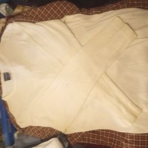 COPY - L Ikeda long-sleeve white crew  neck  Shirt